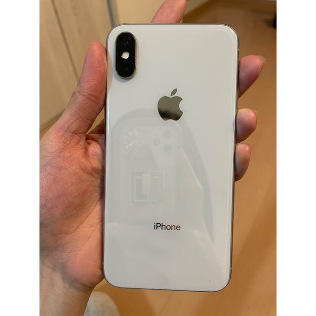 iPhoneX 64G ホワイト SIMフリー - スマートフォン本体