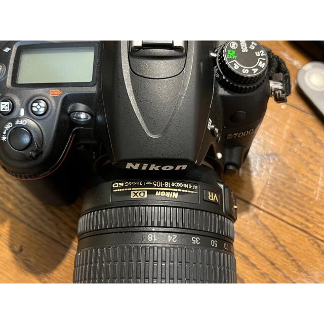 Nikon(ニコン)のNIKON D7000 18-105mm レンズセット リモコン付き スマホ/家電/カメラのカメラ(デジタル一眼)の商品写真