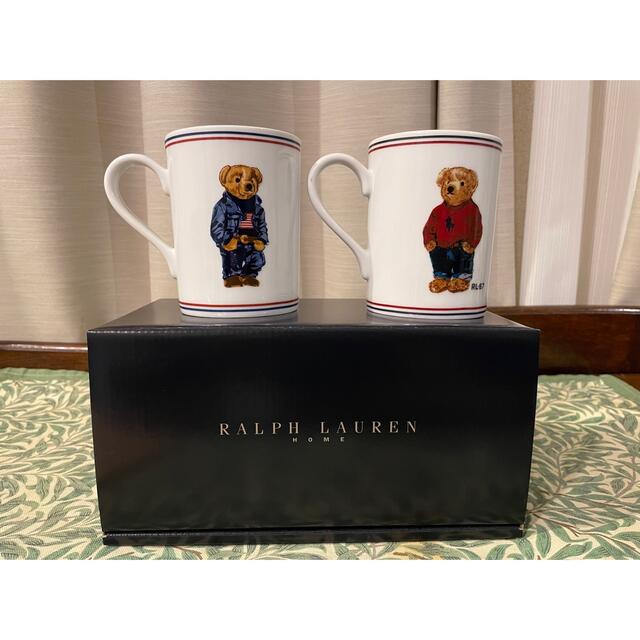 Ralph Lauren(ラルフローレン)のラルフローレン ベア マグカップ 2個セット（最終お値下げ） インテリア/住まい/日用品のキッチン/食器(グラス/カップ)の商品写真