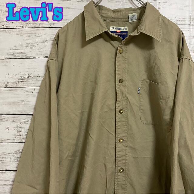 Levi's(リーバイス)のLevi's リーバイス　シャツ　長袖　ヴィンテージ　ビッグサイズ　 メンズのトップス(シャツ)の商品写真