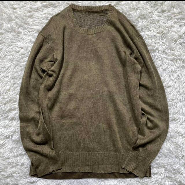 90s  comme des garcons homme knit oliveニット/セーター