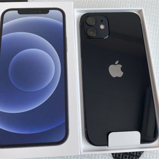 アイフォーン(iPhone)のiPhone12 ブラック64GB 新品未使用！！！！(スマートフォン本体)