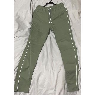 シュプリーム(Supreme)のI LOVE UGLY トラックパンツ　ZESPY PANT カーキ(ワークパンツ/カーゴパンツ)