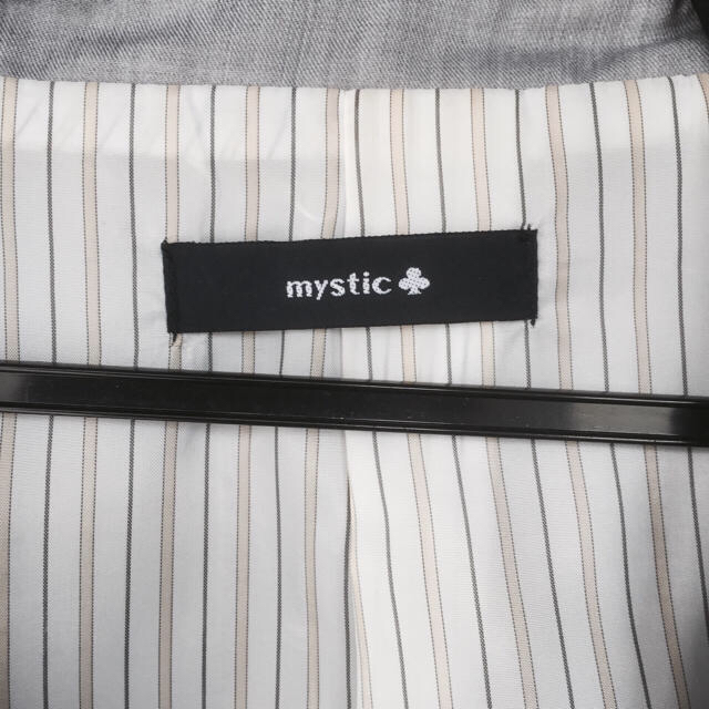 mystic(ミスティック)の【美品】mystic ジャケット ライトグレー レディースのジャケット/アウター(テーラードジャケット)の商品写真