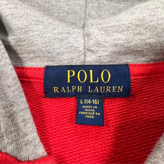 POLO RALPH LAUREN(ポロラルフローレン)のポロラルフローレン ジップアップパーカー ビッグポロ 背番号67 大きいサイズ レディースのトップス(パーカー)の商品写真