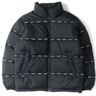 シュプリーム(Supreme)の【美品】Supreme シュプリームLogo Tape Puffy Jacket(ダウンジャケット)