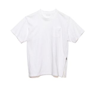 サカイ(sacai)のsacai Side Zip Cotton T-Shirt(Tシャツ/カットソー(半袖/袖なし))