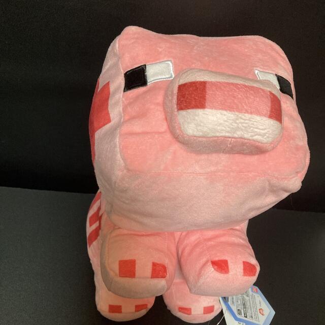 マイクラ ブタ ベビーBIGぬいぐるみ エンタメ/ホビーのおもちゃ/ぬいぐるみ(ぬいぐるみ)の商品写真