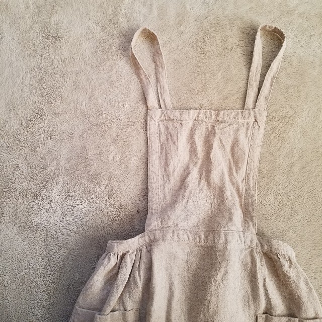 ADIEU TRISTESSE(アデュートリステス)の[LOISIR] linen apron one-piece レディースのワンピース(ロングワンピース/マキシワンピース)の商品写真