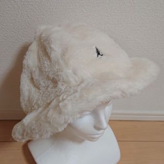 カンゴール(KANGOL)のXL 新品 KANGOL カンゴール Faux Fur Casual ホワイト(ハット)