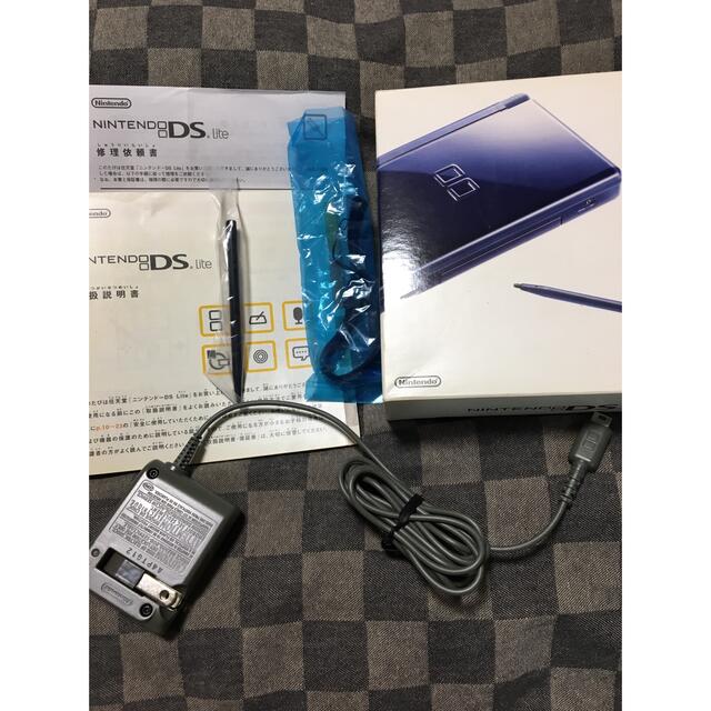 美品　NINTENDO DS LITE ニンテンドーDSライト　エナメルネイビー 4