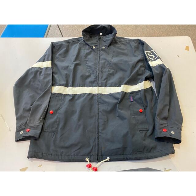 美品✨ OLD STUSSY ナイロンジャケット 黒 00s初期 収納フード付き