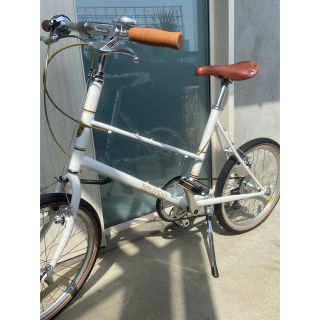 ビアンキ(Bianchi)の送料込　ブルーノ　ミキスト　ミニベロ　 ホワイト　白　未使用車(自転車本体)