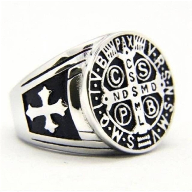 【SALE】リング メンズ アクセサリー 十字架 指輪 クロス おしゃれ 20号 レディースのアクセサリー(リング(指輪))の商品写真