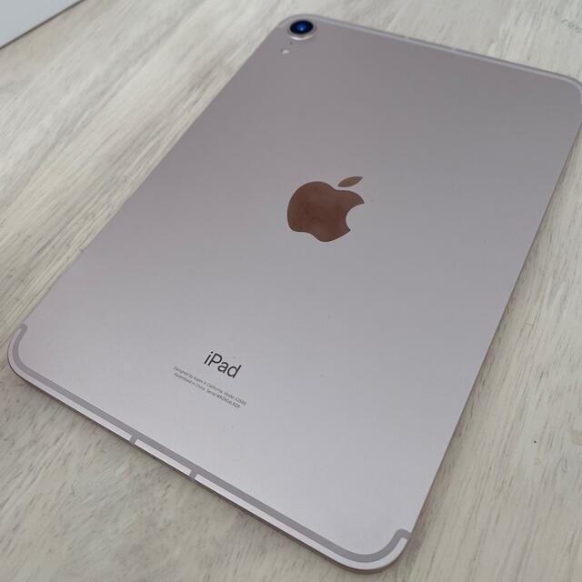 iPad mini 6 64GB ピンク cellular SIMフリー - タブレット