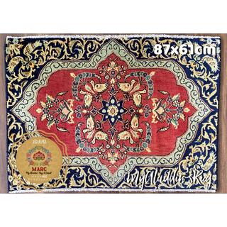 カシャン産 ペルシャ絨毯 87×61cm