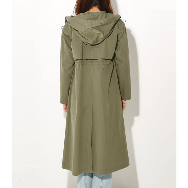 SLY(スライ)の【sly】BIG HOODED SPRING COAT khaki サイズ1 レディースのジャケット/アウター(スプリングコート)の商品写真