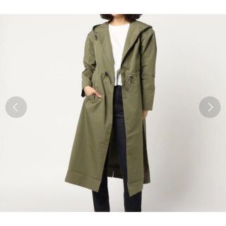 スライ(SLY)の【sly】BIG HOODED SPRING COAT khaki サイズ1(スプリングコート)