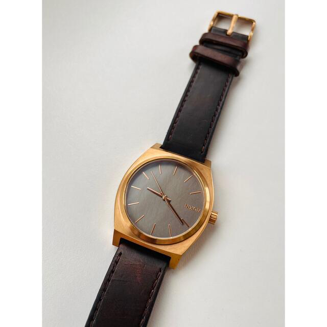 NIXON - 【電池新品の美品】NIXONのTIME TELLER ホーウィンレザー