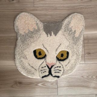 ウニコ(unico)のウニコunico 猫　ミニラグ　キャット　アニマル(ラグ)