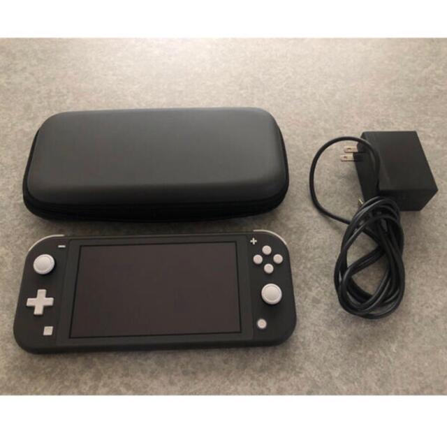 【本日終了！】Nintendo Switch Light本体、充電器、ケース付き