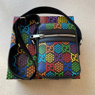 グッチ(Gucci)のGUCCI グッチ　サイケデリックマルチカラー　ショルダーバッグ(ショルダーバッグ)