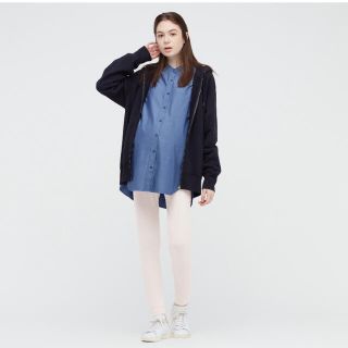 ユニクロ(UNIQLO)のユニクロ マタニティ リブレギンス M(マタニティタイツ/レギンス)