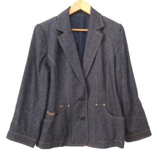 レオナール(LEONARD)のレオナール FASHION デニム ジャケット シルク 13AR ネイビー(その他)