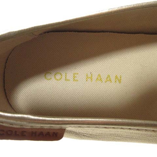 Cole Haan(コールハーン)のコールハーン COLE HAAN スリッポン スニーカー 厚底 7.5 ゴールド レディースの靴/シューズ(スニーカー)の商品写真