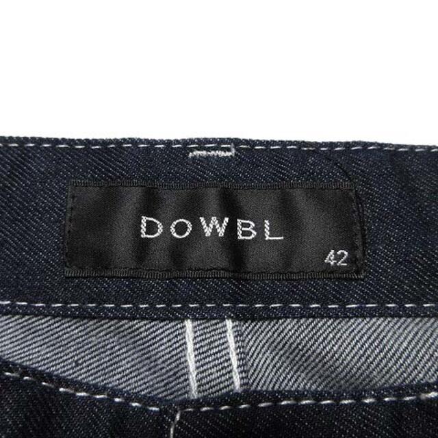 DOWBL(ダブル)のダブル DOWBL デニム スキニー パンツ ストレッチ 42 紺 ネイビー メンズのパンツ(デニム/ジーンズ)の商品写真