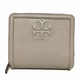 トリーバーチ(Tory Burch)のトリーバーチ 2つ折り財布美品  グレー(財布)