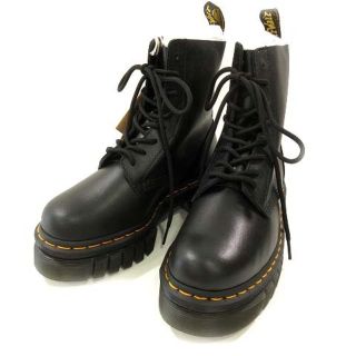 ドクターマーチン(Dr.Martens)のドクターマーチン 8ホール ナッパレザー 厚底 UK5 24cm 黒 ブラック(ブーツ)