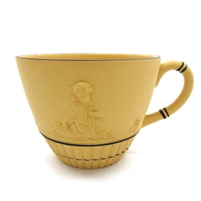 WEDGWOOD ジャスパー ブラックオンケーン カップ&ソーサー-