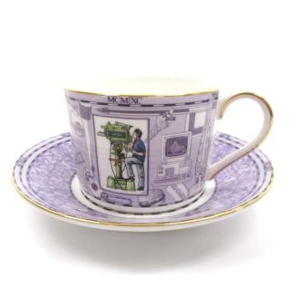 ウェッジウッド(WEDGWOOD)のウェッジウッド Wミレニアム コレクション カップ & ソーサー パープル (陶芸)