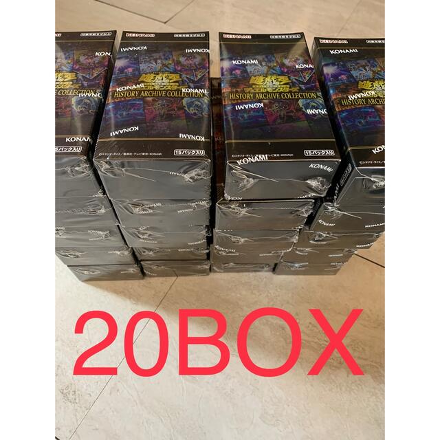 遊戯王 ヒストリーアーカイブコレクション 新品未開封 20BOXBox/デッキ/パック