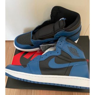 ナイキ(NIKE)のNIKE AIR JORDAN 1 HIGH OG ダークマリーナブルー(スニーカー)