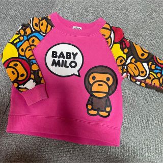 アベイシングエイプ(A BATHING APE)のマイロ エイプ トレーナー(Tシャツ/カットソー)