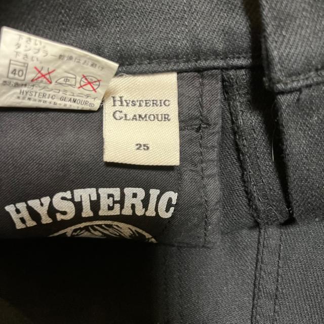 HYSTERIC GLAMOUR(ヒステリックグラマー)のヒステリックグラマー ジーンズ 25 XS - 黒 レディースのパンツ(デニム/ジーンズ)の商品写真