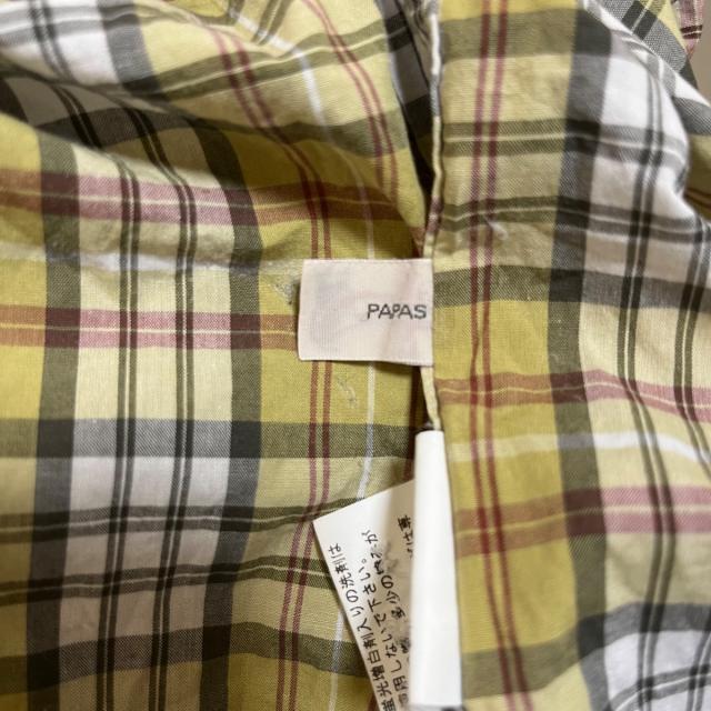 パパス 半袖シャツ サイズM メンズ -の通販 by ブランディア｜ラクマ