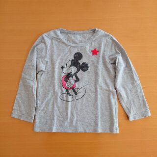 ベルメゾン(ベルメゾン)の【ベルメゾン】ミッキーマウス 長袖Tシャツ 110(Tシャツ/カットソー)