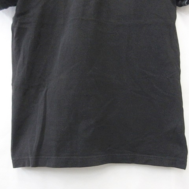 MONCLER(モンクレール)のモンクレール MONCLER シャツ ポロシャツ 半袖 ワッペン 黒 M メンズのトップス(ポロシャツ)の商品写真