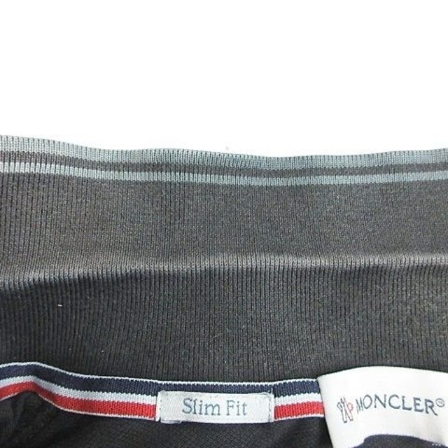 MONCLER(モンクレール)のモンクレール MONCLER シャツ ポロシャツ 半袖 ワッペン 黒 M メンズのトップス(ポロシャツ)の商品写真