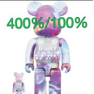 メディコムトイ(MEDICOM TOY)のMY FIRST BE@RBRICK B@BY MARBLE 400%&100%(フィギュア)