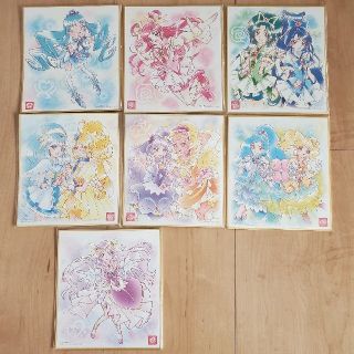 プリキュア色紙ART 7枚(キャラクターグッズ)