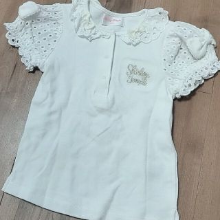 シャーリーテンプル(Shirley Temple)のシャーリーテンプル　限定袖リボントップス(Tシャツ/カットソー)