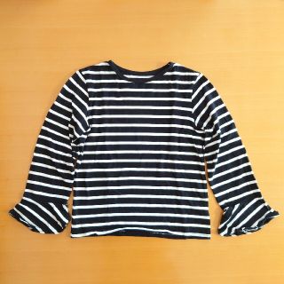 ベルメゾン(ベルメゾン)の【ベルメゾン】ボーダー柄 長袖Tシャツ 140(Tシャツ/カットソー)