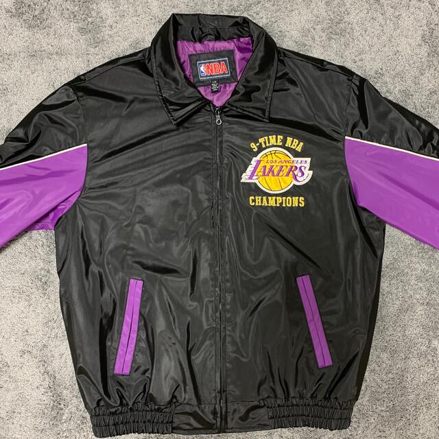 【極レア古着】スタジャン90s NBA Los Angeles Lakers