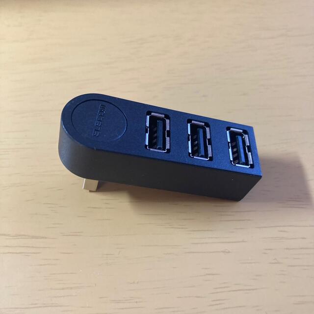 ELECOM(エレコム)のエレコム USBハブ 2.0 バスパワー 3ポート スマホ/家電/カメラのPC/タブレット(PC周辺機器)の商品写真