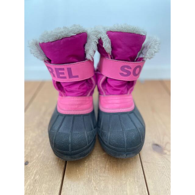 SOREL(ソレル)のSOREL 👢キッズスノーブーツ　18cm キッズ/ベビー/マタニティのキッズ靴/シューズ(15cm~)(ブーツ)の商品写真