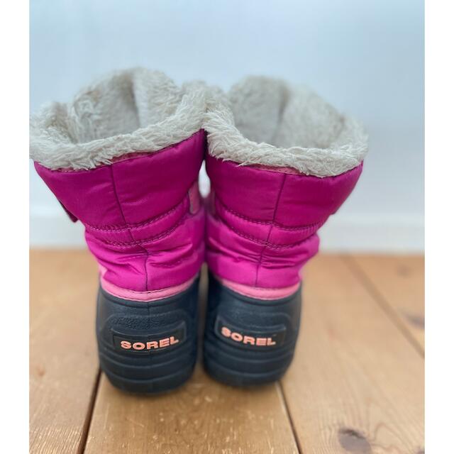 SOREL(ソレル)のSOREL 👢キッズスノーブーツ　18cm キッズ/ベビー/マタニティのキッズ靴/シューズ(15cm~)(ブーツ)の商品写真